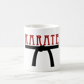 Karate-schwarzer Gurt-Tasse Kaffeetasse
