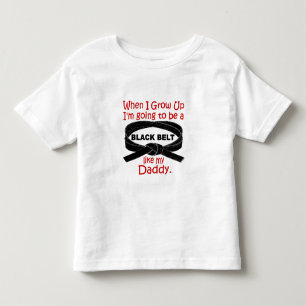 KARATE schwarzer Gürtel mögen meinen Vati 1 Kleinkind T-shirt
