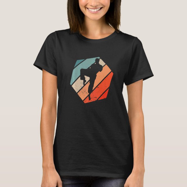Karate-Schwarzgurt-Gi-Uniform Karate T-Shirt (Vorderseite)