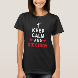 Karate-Schwarzgurt-Gi-Uniform Keep Calm And Kick H T-Shirt