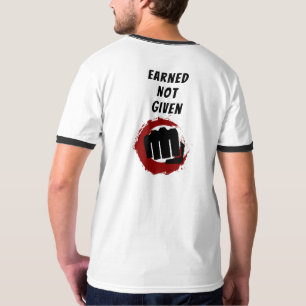 Karate-Schwarzgurt-Mentalität Kampfsport-Motivatio T-Shirt