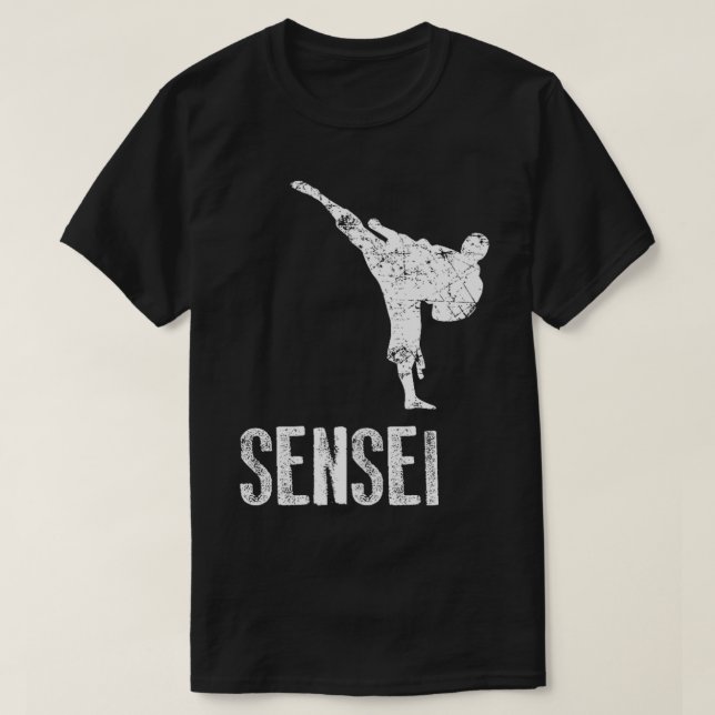 Karate Sensei Cool Martial Arts Gift T-Shirt (Design vorne)
