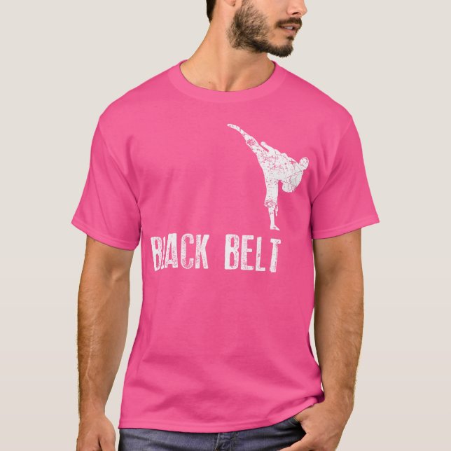 Karate Shirt Black Belt Coole Kampfkunst Geschenk (Vorderseite)
