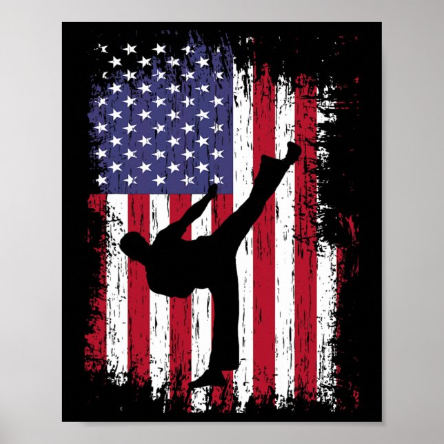 Karate Shirt - Funny Taekwondo Poster (Vorne)