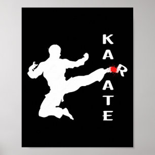 Karate Shirt Poster