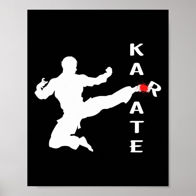 Karate Shirt Poster (Vorne)