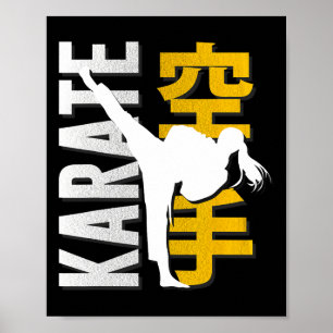 Karate Shirts Martial Arts - Mädchen Poster