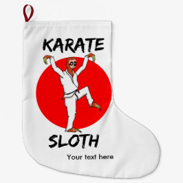 karate sloth ALL SHOPS TEXT.png Großer Weihnachtsstrumpf