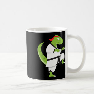 Karate T-Rex Cool Cute Dinosaur Kämpfer Halloween  Kaffeetasse