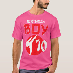 Karate Taekwondo 10 Jahre alt Geburtstag Kampfkuns T-Shirt