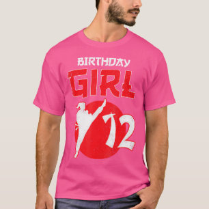 Karate Taekwondo 12 Jahre alt Geburtstag Kampfkuns T-Shirt