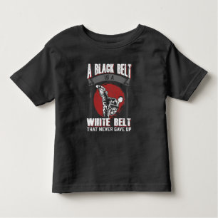 Karate Taekwondo Black Belt Kampfkünste Kleinkind T-shirt