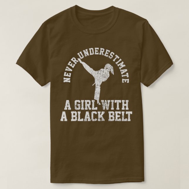 Karate Taekwondo Blackbelt T-Shirt (Design vorne)