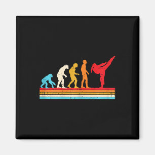 Karate Taekwondo Evolution Mädchen Pferdeschwanz K Magnet