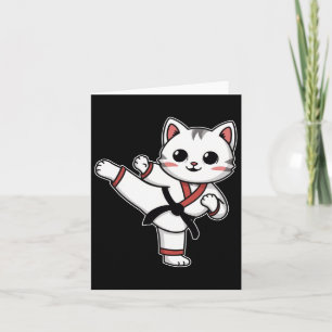 Karate Taekwondo Funny Cat Jiu Jitsu Girls Karte