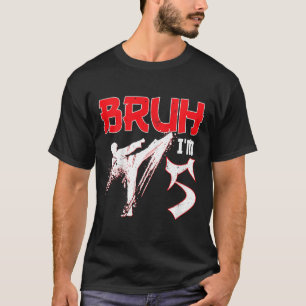 Karate Taekwondo für Kinder 5 Jahre Geburtstag Mar T-Shirt