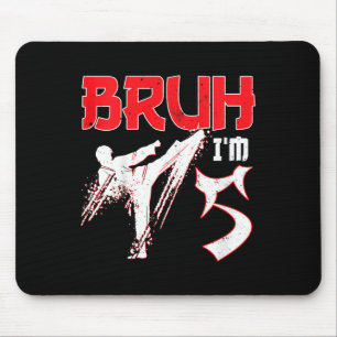 Karate Taekwondo Kinder 5 Jahre Geburtstag Martial Mousepad