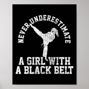 Karate Taekwondo Schwarzgürtel  Poster