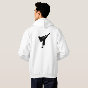Karate-/Taekwondo-Tritt-mit Kapuze Sweatshirt