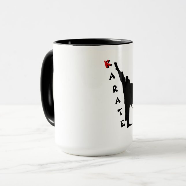 Karate Tasse (Vorderseite Links)