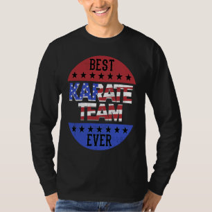 Karate-Team Unabhängigkeitstag Patriotischer Karat T-Shirt