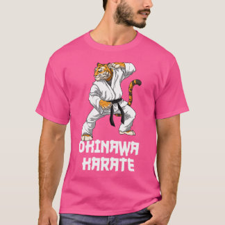 Karate Tiger Okinawa Karate Japanische Kampfkunst T-Shirt
