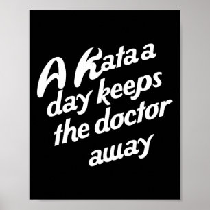 Karate. Traditioneller Shotokan Karate Dojo Poster