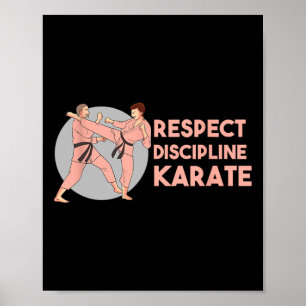 Karate-Training-Disziplin Sport Kampfsport  Poster