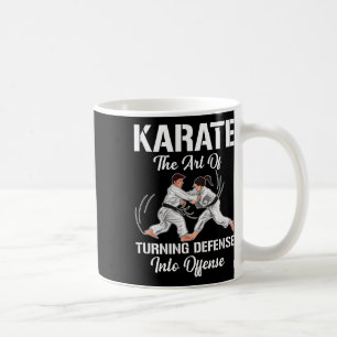 Karate-Training-Offensive Schwarzgürtel-Sport-Mark Kaffeetasse