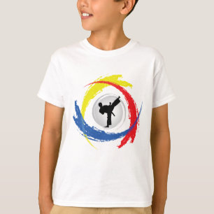 Karate-Tricolor Emblem T-Shirt