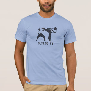 Karate-Tritt es T-Shirt