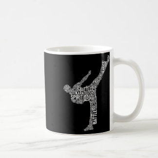 Karate Typografie - Martial Arts Coach Comt Self D Kaffeetasse