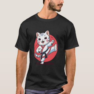 Karate und eine Katze T-Shirt