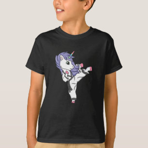 Karate Unicorn - Geschenk T-Shirt