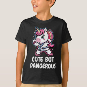 Karate Unicorn Niedlich, aber gefährlich T-Shirt
