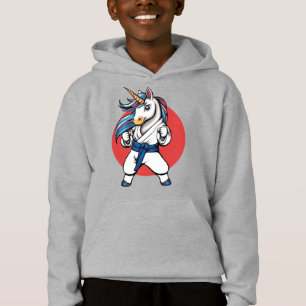 Karate Unicorn The cutest fighter Hoodie
