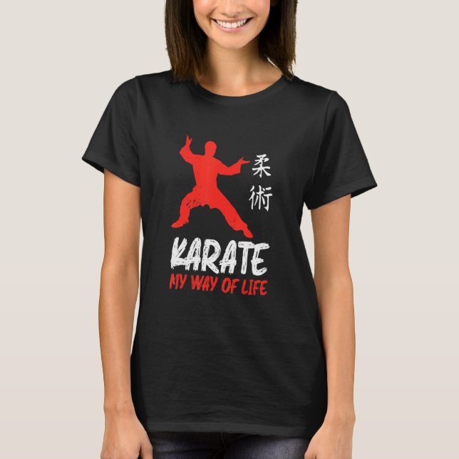 Karate Uniform zu Karate Pants & Karate Belt T-Shirt (Vorderseite)