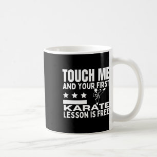 Karate-Unterricht für kostenlosen Coach lustiger K Kaffeetasse
