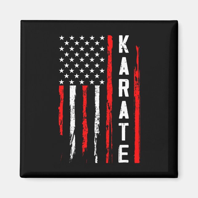 Karate Usa Magnet (Vorne)