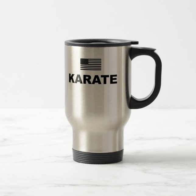 Karate USA-Reise-Tasse Reisebecher (Rechts)