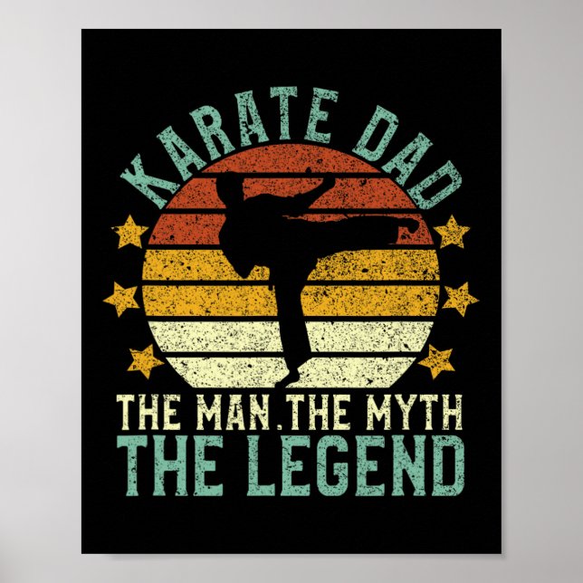 Karate-Vater Der Mann Der Mythos Die Legende  Poster (Vorne)