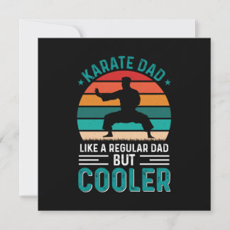 Karate Vater Einladung