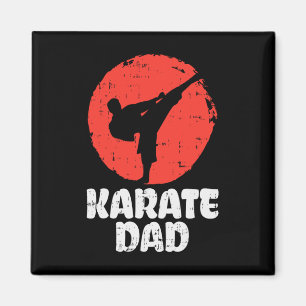 Karate-Vater Kämpfer japanische Kampfkunst Vaterta Magnet