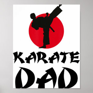 Karate-Vater-Kampfsport Poster