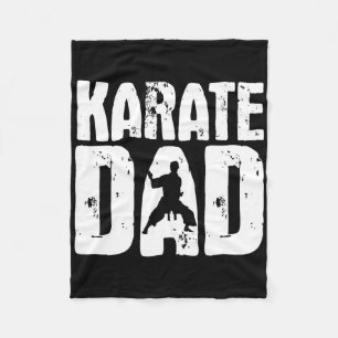Karate Vater - Kampfsporttrainer Karateka Taekwond Fleecedecke