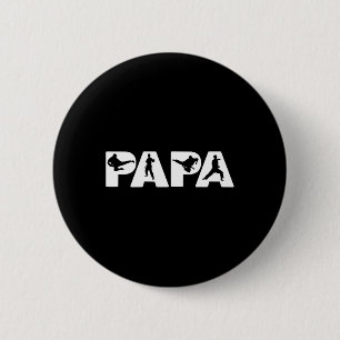 Karate-Vater Lustiger Vater Karate-Vater-Geschenk Button