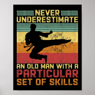 Karate-Vater Martial-Arts-Ruhestand Karate  Poster