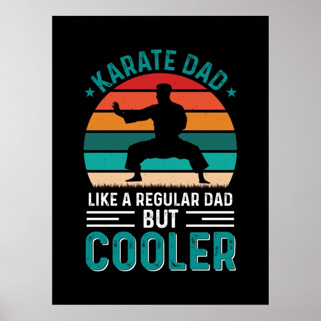 Karate Vater Poster (Vorne)