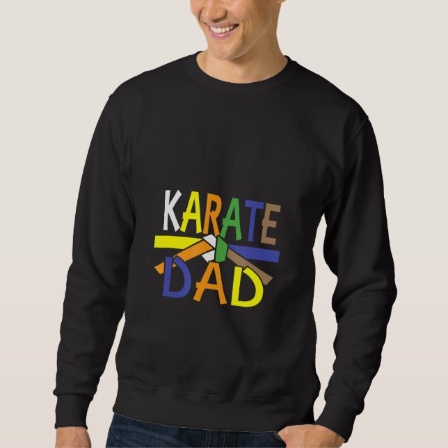 Karate Vater Sweatshirt (Vorderseite)