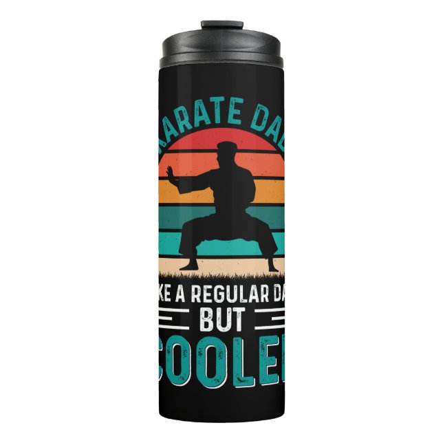 Karate Vater Thermosbecher (Vorderseite)